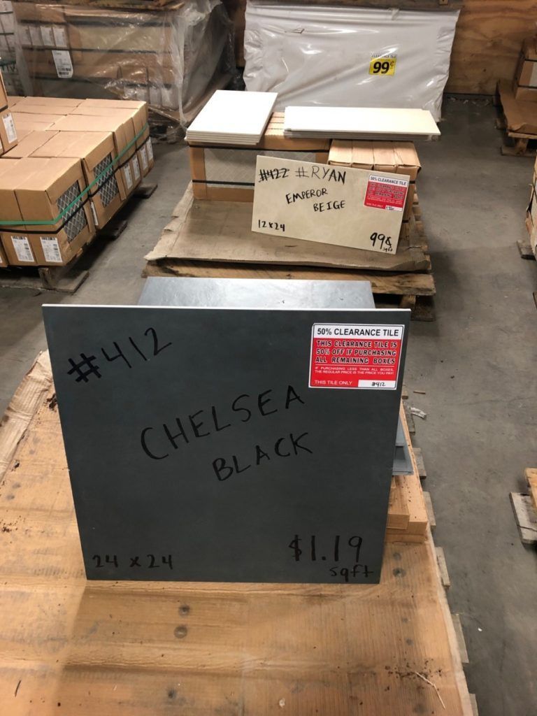 50% clearance specials - red sticker